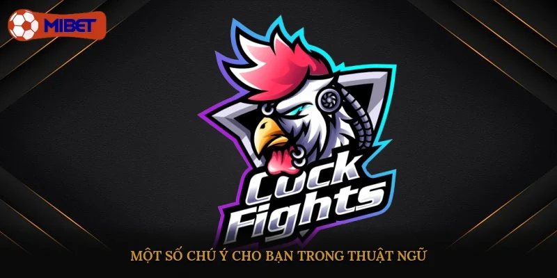 Một số chú ý cho bạn trong thuật ngữ